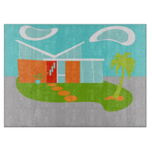 Dagens modernt hus för Tecknad i mitten av århundr