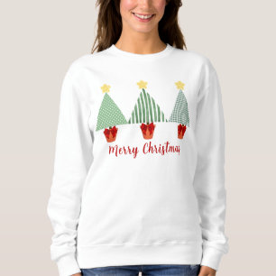 Dagens Mönster God jul Träd Sweatshirt T Shirt