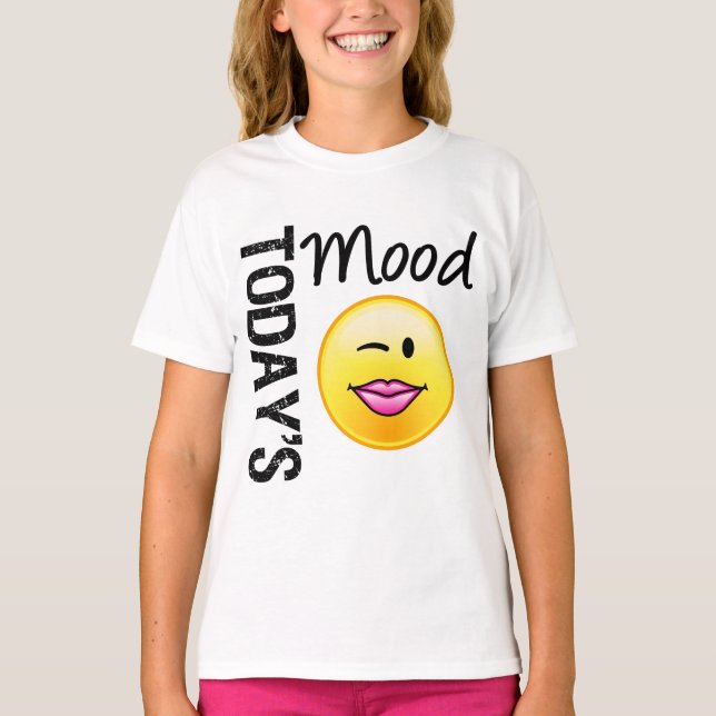 Dagens mood Emoticon Flirty Tröja (Framsida)