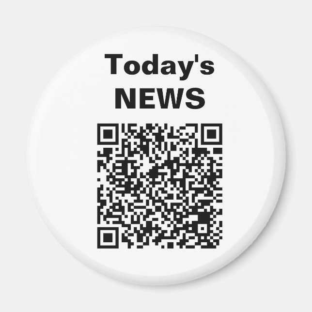 Dagens nya kylskåp magnet (Framsidan)