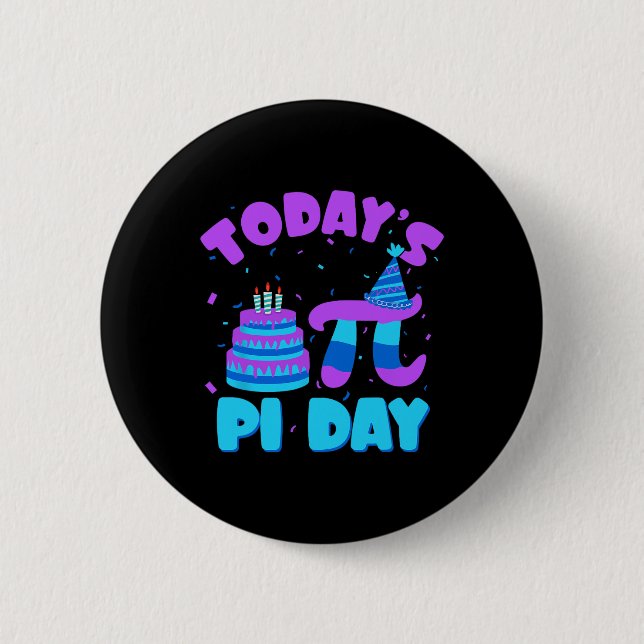 Dagens Pi Day Math Teacher Student Mathematics Ha Knapp (Framsida)