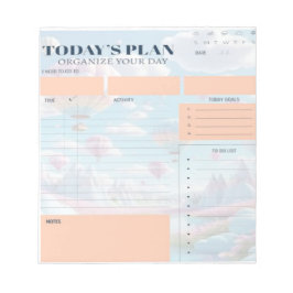 Dagens planering - enkel och effektiv daglig organ anteckningsblock