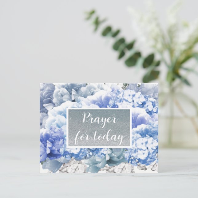 Dagens Prayer Scripture Faux Glitter-vykort Helg Vykort (Stående Fram)