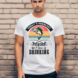 Dagens prognos fiske med chans att dricka t shirt