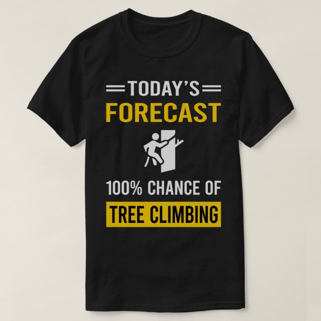 Dagens prognos för klimatet i Träd T Shirt (Design framsida)