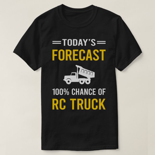 Dagens prognos för RC Lastbil Lastbilar T Shirt (Design framsida)