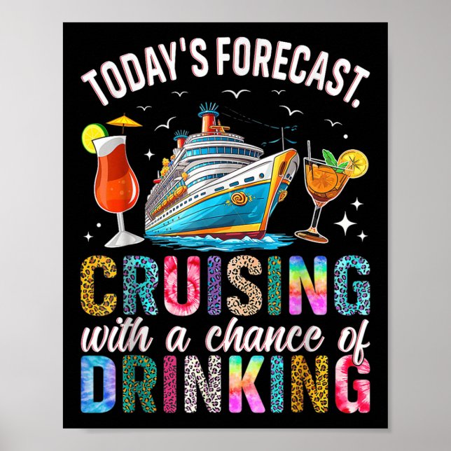 Dagens Prognos Segling Med En Chans Att Dricka Poster (Framsidan)