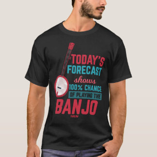 Dagens prognos visar 100 procents chans att spela t shirt