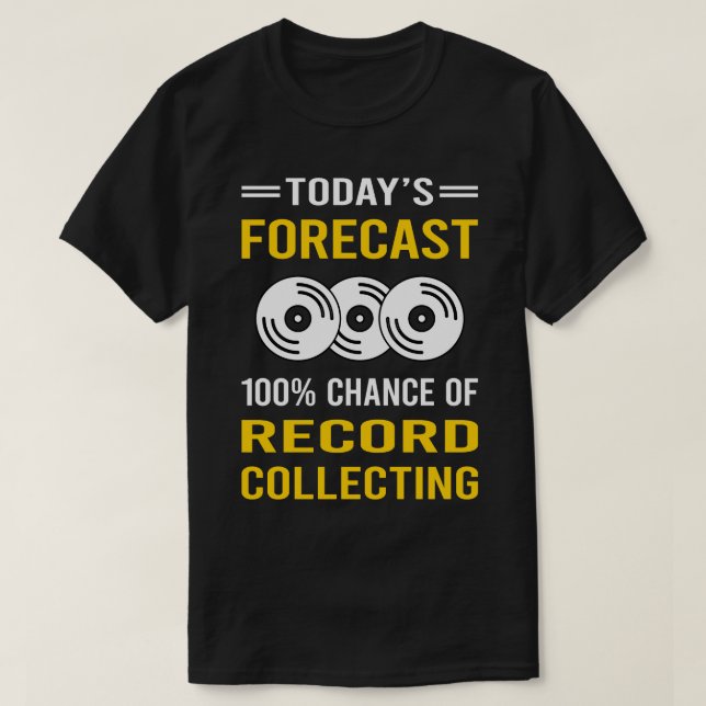 Dagens prognospost Samlar in poster T Shirt (Design framsida)