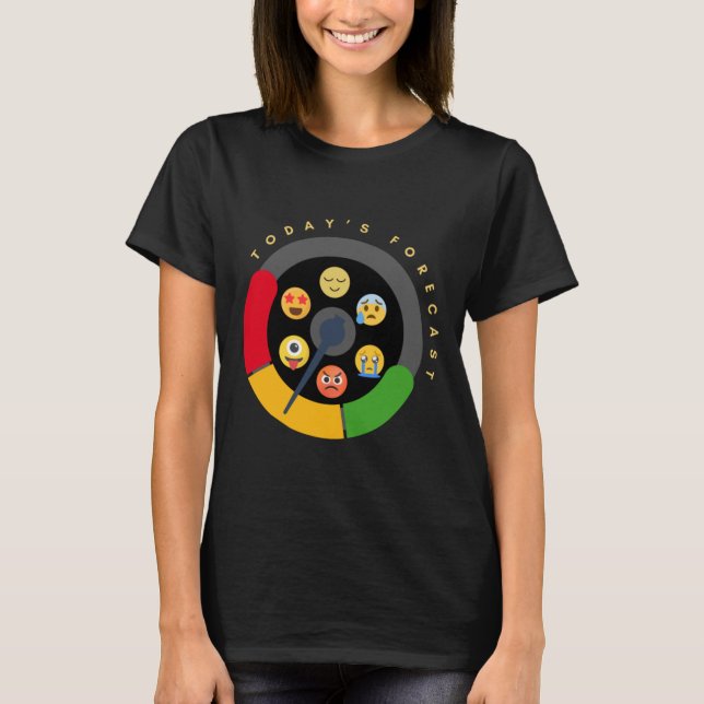 Dagens prognostiserade mätare för psykisk hälsa t shirt (Framsida)