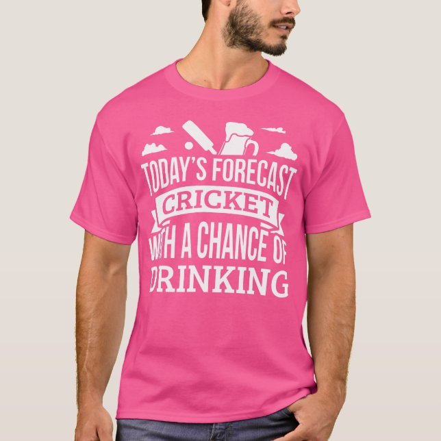 Dagens prognostiserade möjlighet att dricka t shirt (Framsida)