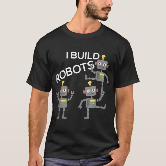 Dagens robotik - Robotiska vetenskaper och ingenjö T Shirt (Framsida)