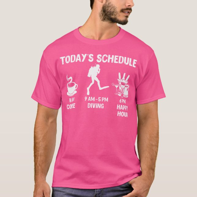 Dagens schema t shirt (Framsida)