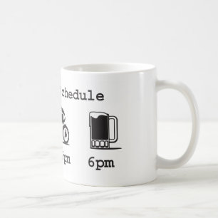 Dagens schemamugg - kaffe, 2wheels & öl kaffemugg