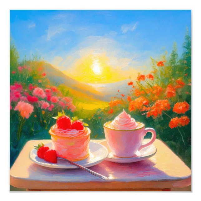 Dagens sötaste eftermiddag fototryck (Framsidan)