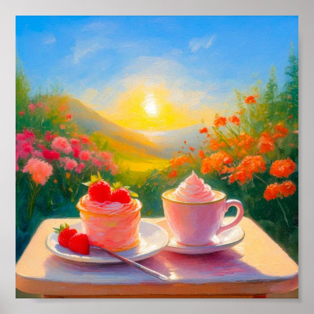 Dagens sötaste eftermiddag poster (Framsidan)