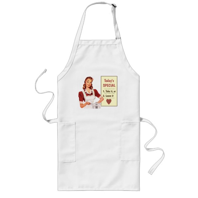 Dagens Speciella Apron Långt Förkläde (Framsidan)