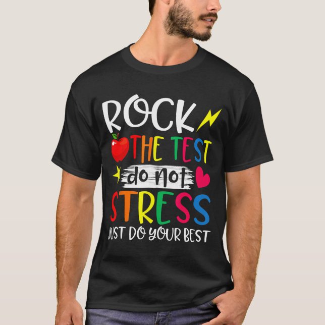 Dagens Sten-testlärardag T Shirt (Framsida)