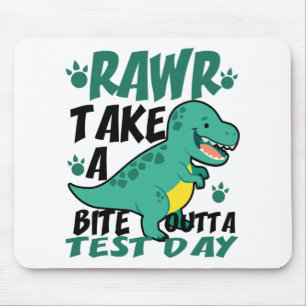 Dagens T-rex-test för den Student Läraren Dinosaur Musmatta