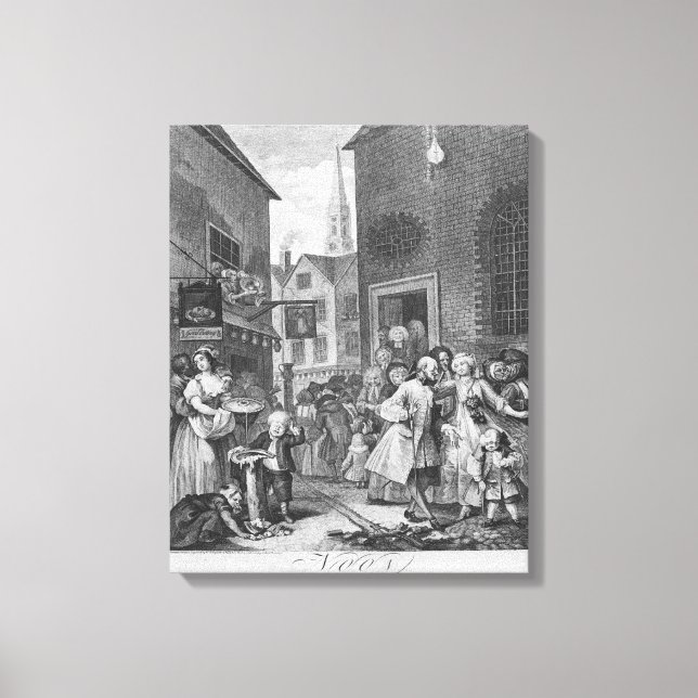 Dagens tider, 1738 canvastryck (Framsida)