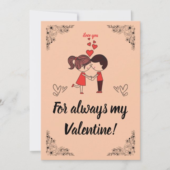 DAGENS VALENTINE 14 JULKORT (Framsida)