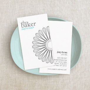Dagerbof Baking Whisk Modern Catering Visitkort
