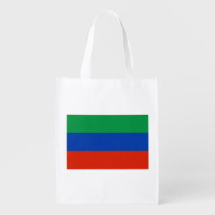 Dagestan Flagga Återanvändbar Påse
