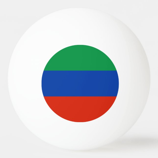 Dagestan Flagga Pingisboll (Framsidan)