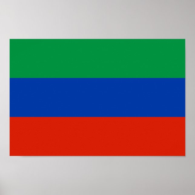 Dagestan Flagga Poster (Framsidan)