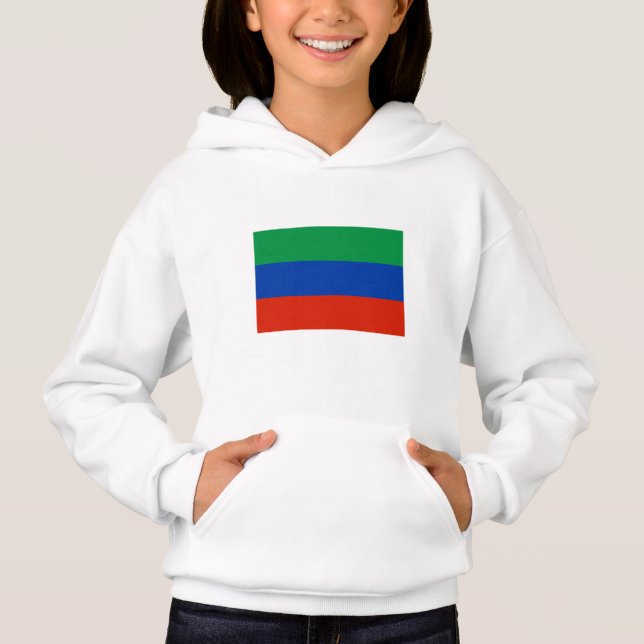 Dagestan Flagga T Shirt (Framsida)
