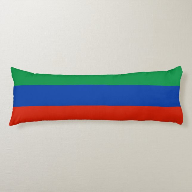 Dagestanflagga Kroppskudde (Framsidan)