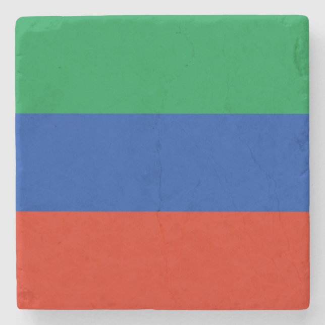 Dagestanflagga Stenunderlägg (Framsidan)