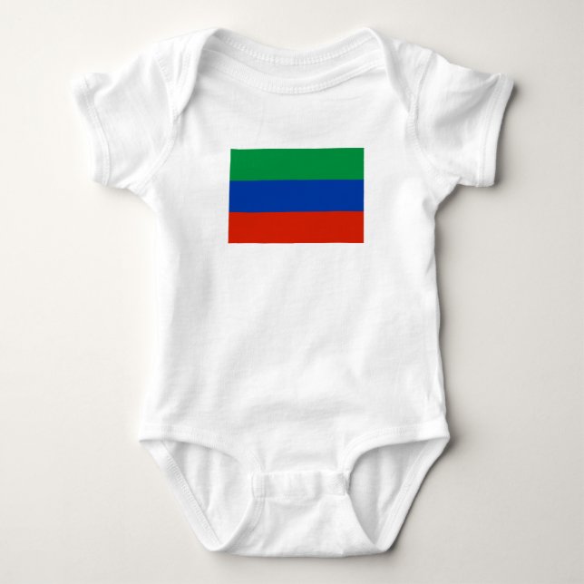 Dagestanflagga T Shirt (Framsida)
