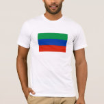 Dagestans flagga t shirt<br><div class="desc">Patriotiska flaggan i Dagestan.</div>