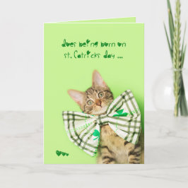 Dagfödelsedag för St. Patricks Kort