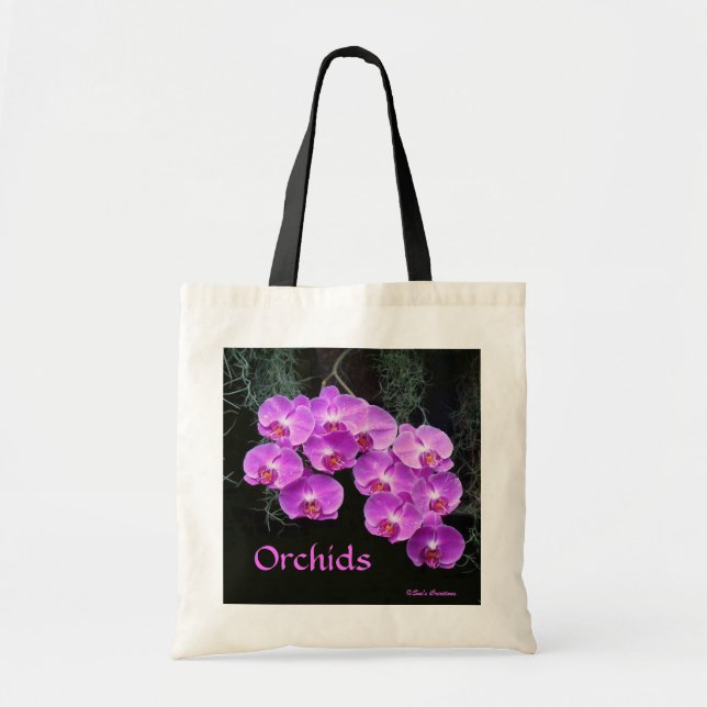 Dagg-Kysste Orchids Tygkasse (Framsidan)