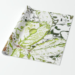 Dagg tappar presentpapper