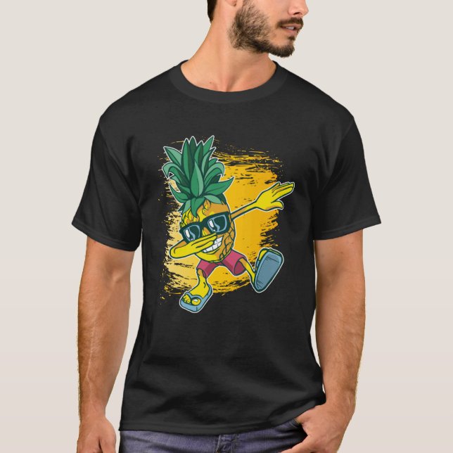 däggdabbdansdabba ananas t shirt (Framsida)