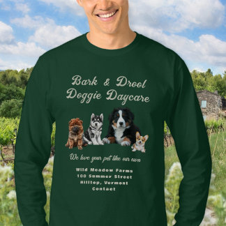 Daggdagis för Valpar Hundföretag T Shirt