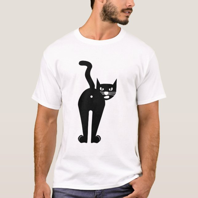 Däggdjursdäggdjur Silhouette T Shirt (Framsida)