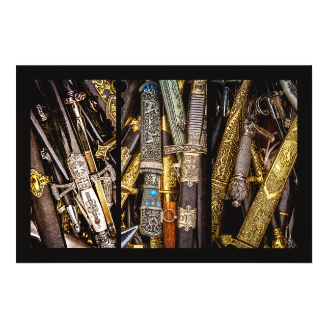 Daggers, Dirks och Sabers Fototryck (Framsidan)