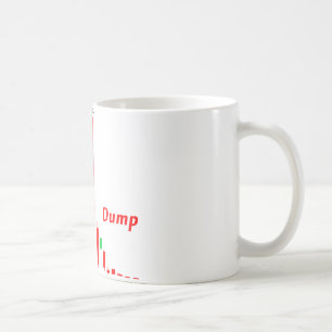 Daghandel: Pumpa och dumpa lagrarmönster Kaffemugg