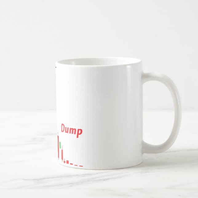 Daghandel: Pumpa och dumpa lagrarmönster Kaffemugg (Höger)