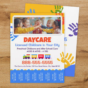 Dagis Barnomsorg Barn Avrivbara Flyer Mall