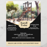 Dagis Lekplats Park Center Flyer