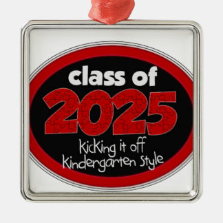Dagiset klassificerar av 2025 skolar ungeklassen julgransprydnad metall