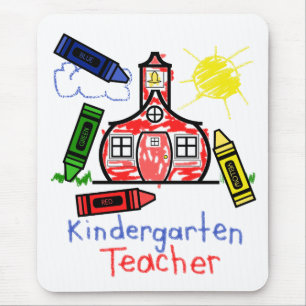 Dagislärare Mousepad - skola & kritor Musmatta