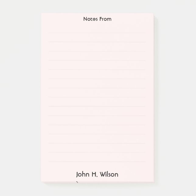 Daglig Anpassningsbar Post-it Block (Framsida)