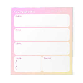 Daglig anteckningsbok för planering (40 sidor) anteckningsblock