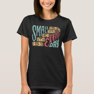 Daglig apparat för litet steg t shirt